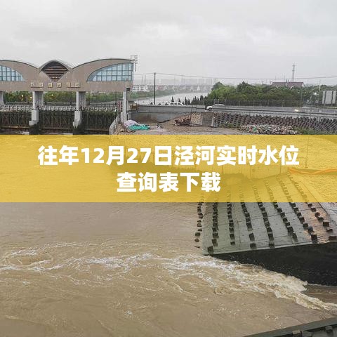 泾河实时水位查询表下载（往年12月27日）