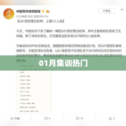 01月集训热门来袭