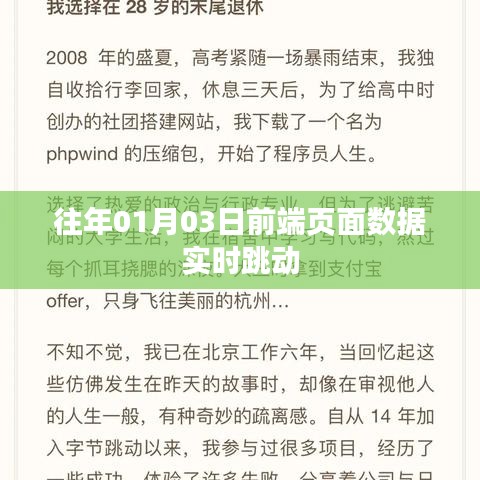 往年一月份前端页面数据实时动态更新指南