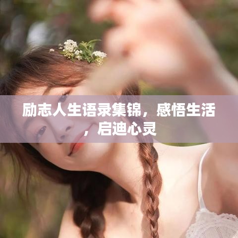 励志人生语录集锦，感悟生活，启迪心灵