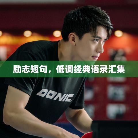 励志短句，低调经典语录汇集