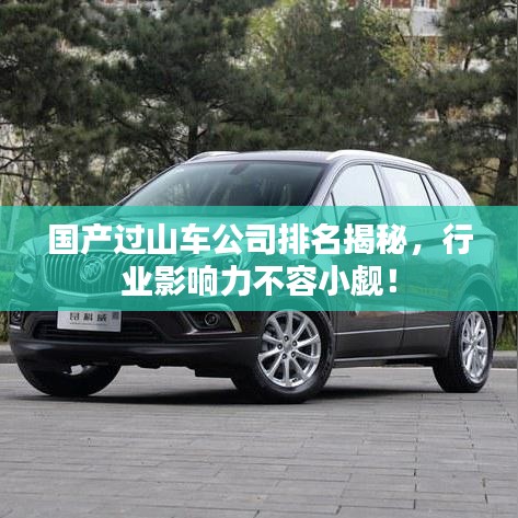国产过山车公司排名揭秘，行业影响力不容小觑！