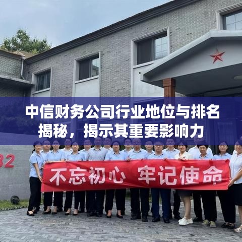 中信财务公司行业地位与排名揭秘，揭示其重要影响力