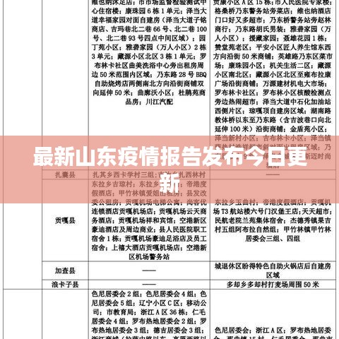 最新山东疫情报告发布今日更新