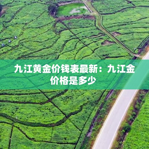 九江黄金价钱表最新：九江金价格是多少 