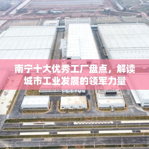 南宁十大优秀工厂盘点，解读城市工业发展的领军力量