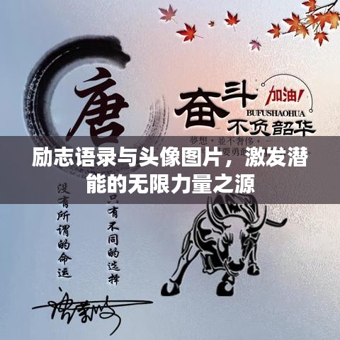 励志语录与头像图片，激发潜能的无限力量之源