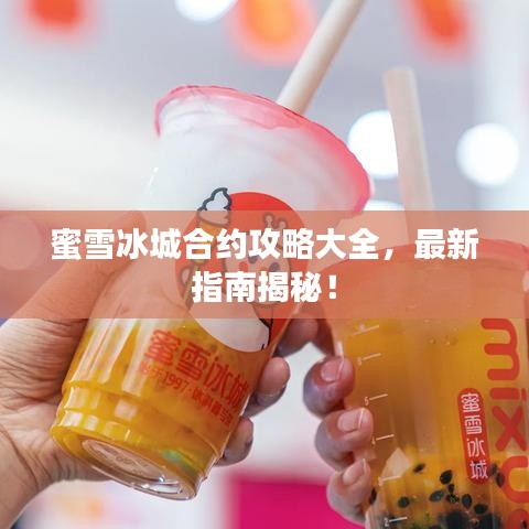 蜜雪冰城合约攻略大全，最新指南揭秘！