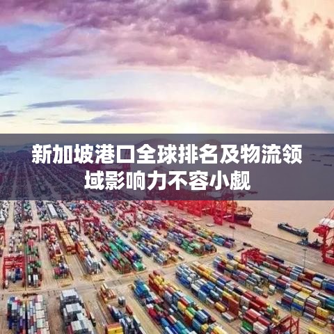 新加坡港口全球排名及物流领域影响力不容小觑