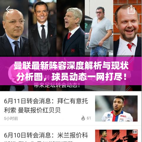曼联最新阵容深度解析与现状分析图，球员动态一网打尽！