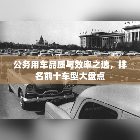 公务用车品质与效率之选，排名前十车型大盘点