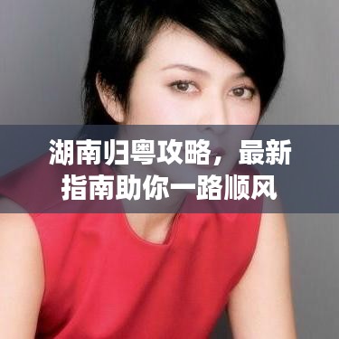 湖南归粤攻略，最新指南助你一路顺风
