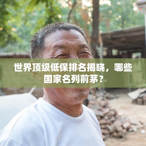 世界顶级低保排名揭晓，哪些国家名列前茅？