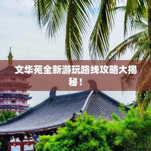文华苑全新游玩路线攻略大揭秘！