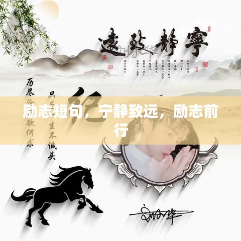 励志短句，宁静致远，励志前行