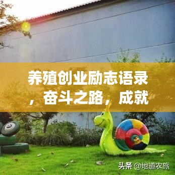 养殖创业励志语录，奋斗之路，成就辉煌梦想