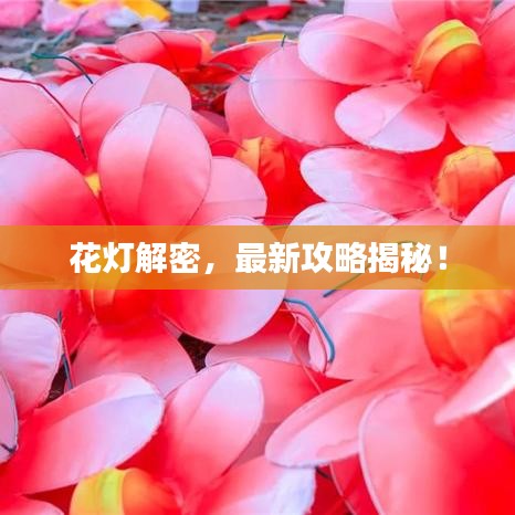 花灯解密，最新攻略揭秘！