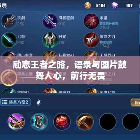 励志王者之路，语录与图片鼓舞人心，前行无畏