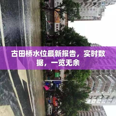 古田桥水位最新报告，实时数据，一览无余