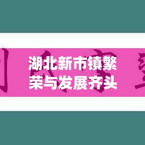 湖北新市镇繁荣与发展齐头并进，新闻头条瞩目关注