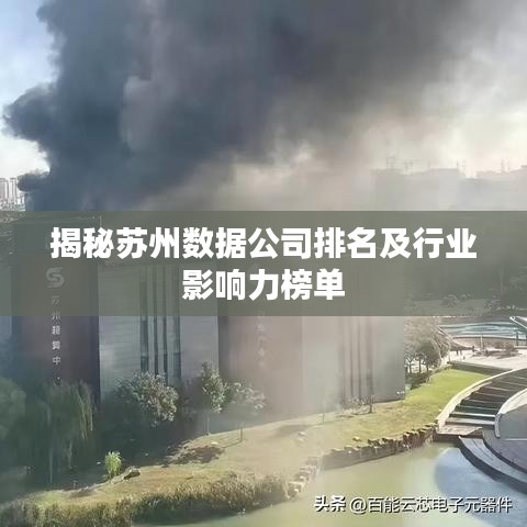 揭秘苏州数据公司排名及行业影响力榜单