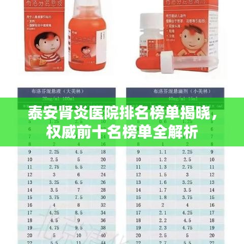 泰安肾炎医院排名榜单揭晓，权威前十名榜单全解析